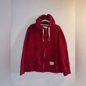 Roots | Red Zip Up Hoodie